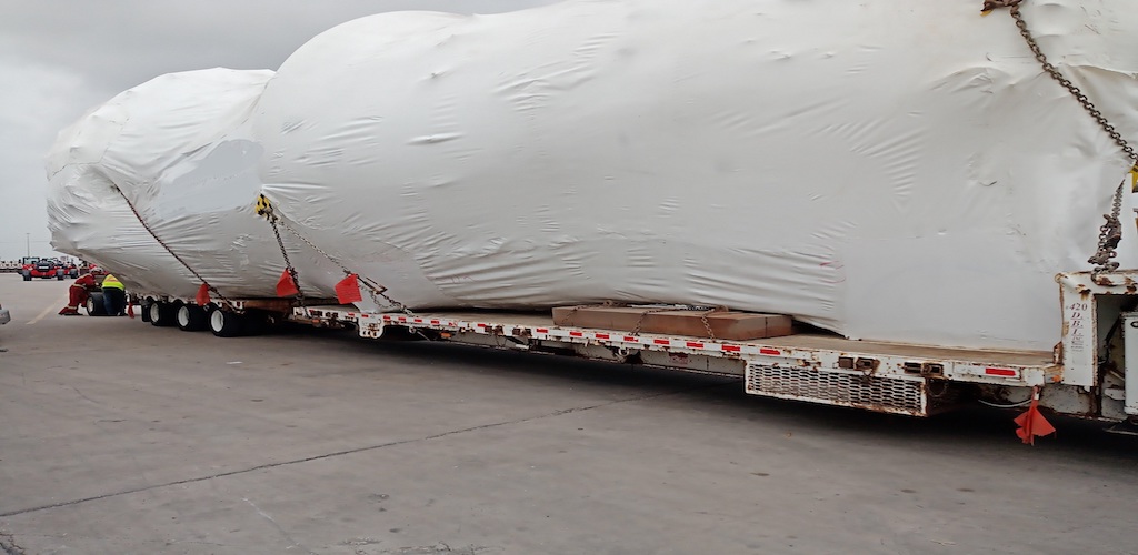 C.H. Robinson Delivers Air Heaters Breakbulk