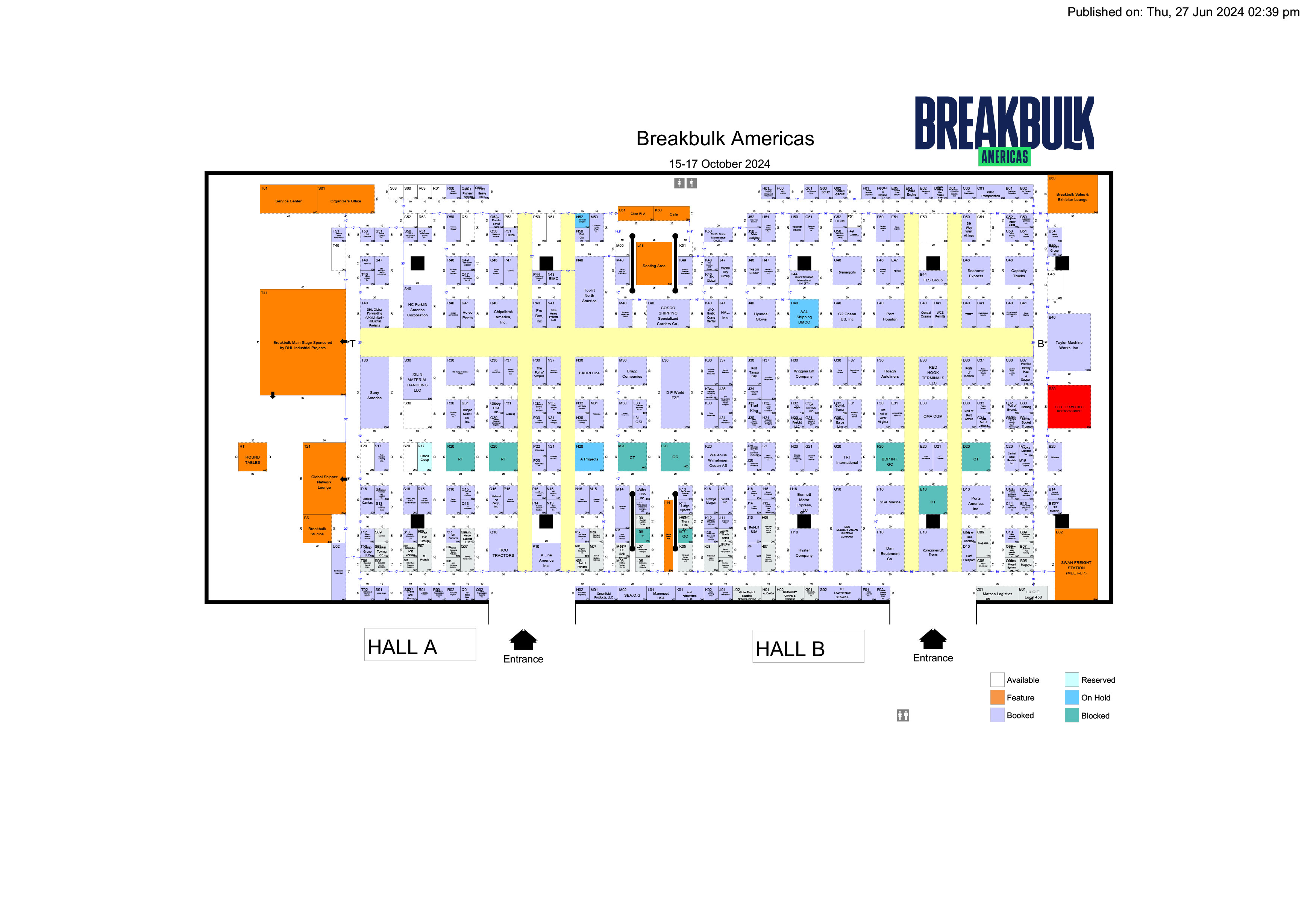 Floor Plan Breakbulk Americas