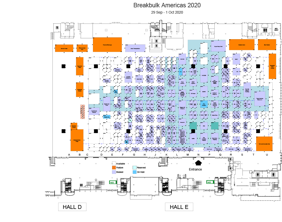 Breakbulk Americas - Floor Plan