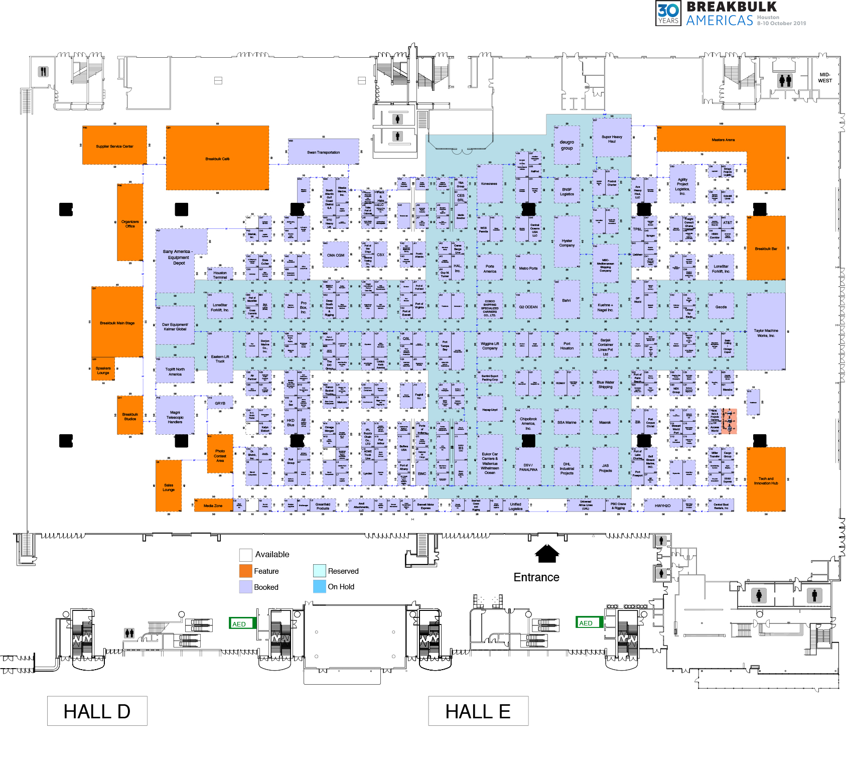 Breakbulk Americas - Floor Plan