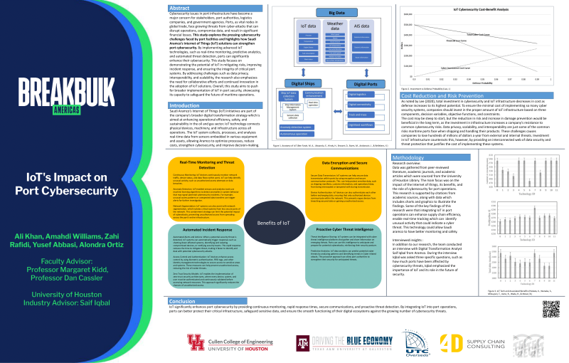 IoT’s Impact on Port Cybersecurity Project Breakbulk Poster (Saudi Aramco)-1