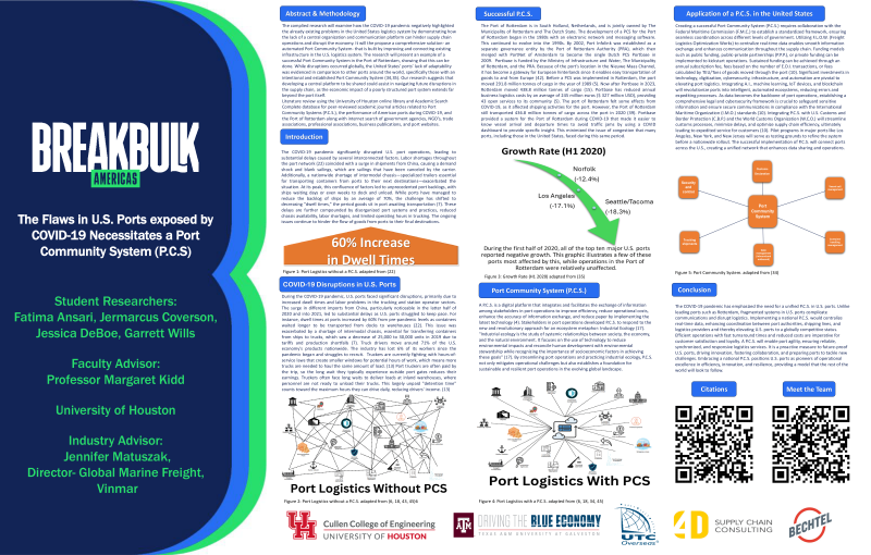 The Flaws in U.S. Ports exposed by COVID-19 Necessitates a Port Community System (P.C.S)