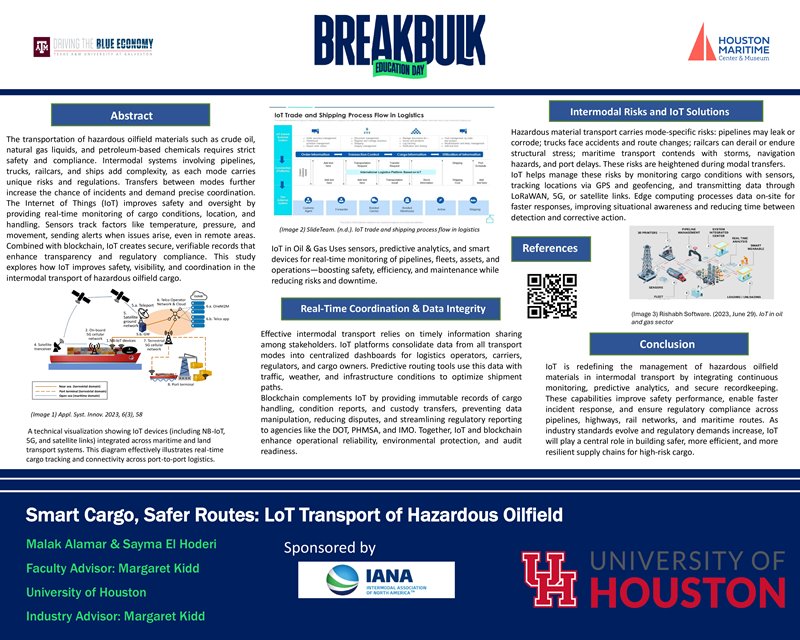 Smart Cargo, Safer Routes LoT Transport of Hazardous Oilfield
