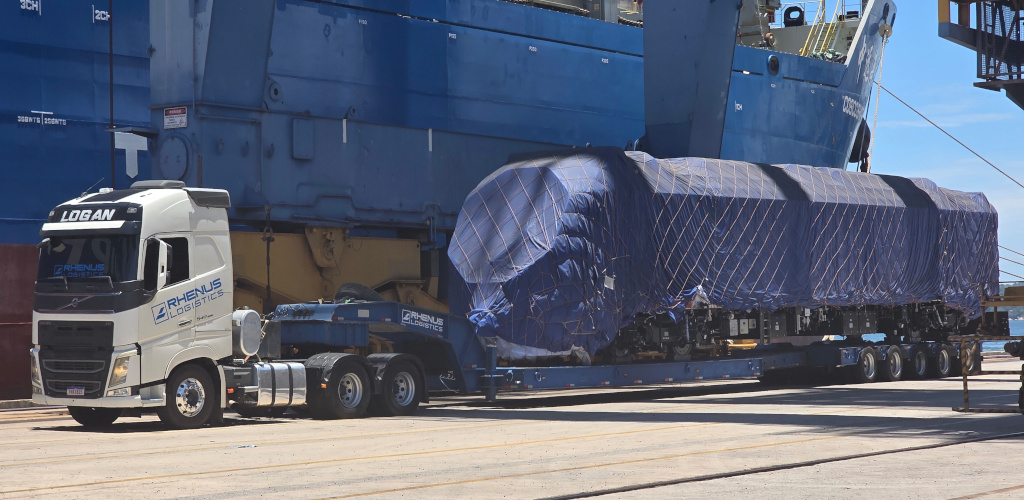 Rhenus lidera un megatransporte ferroviario desde China a Brasil