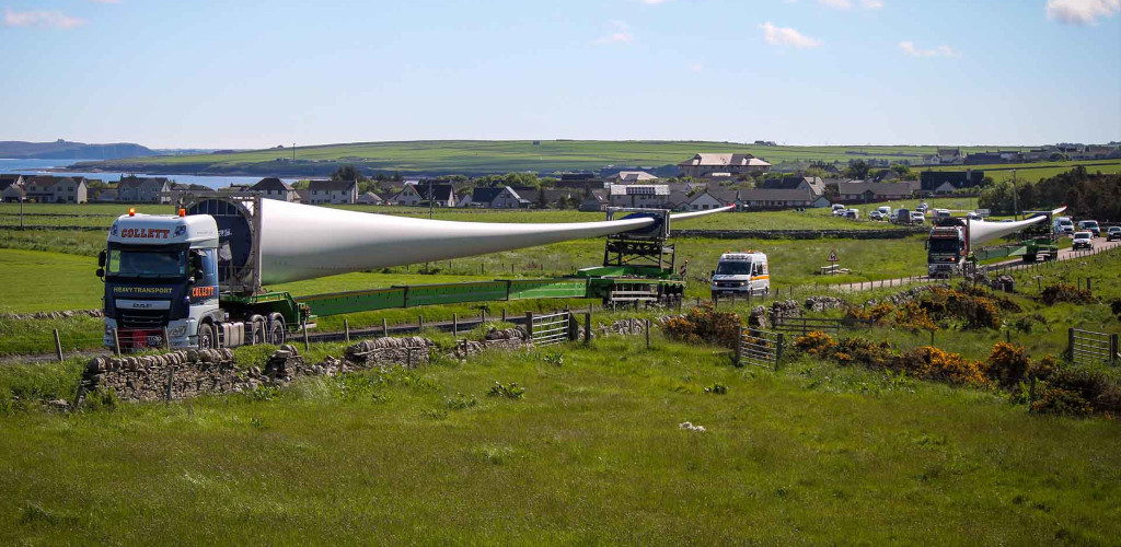 Collett Transports 216 Units for Scottish Wind Project