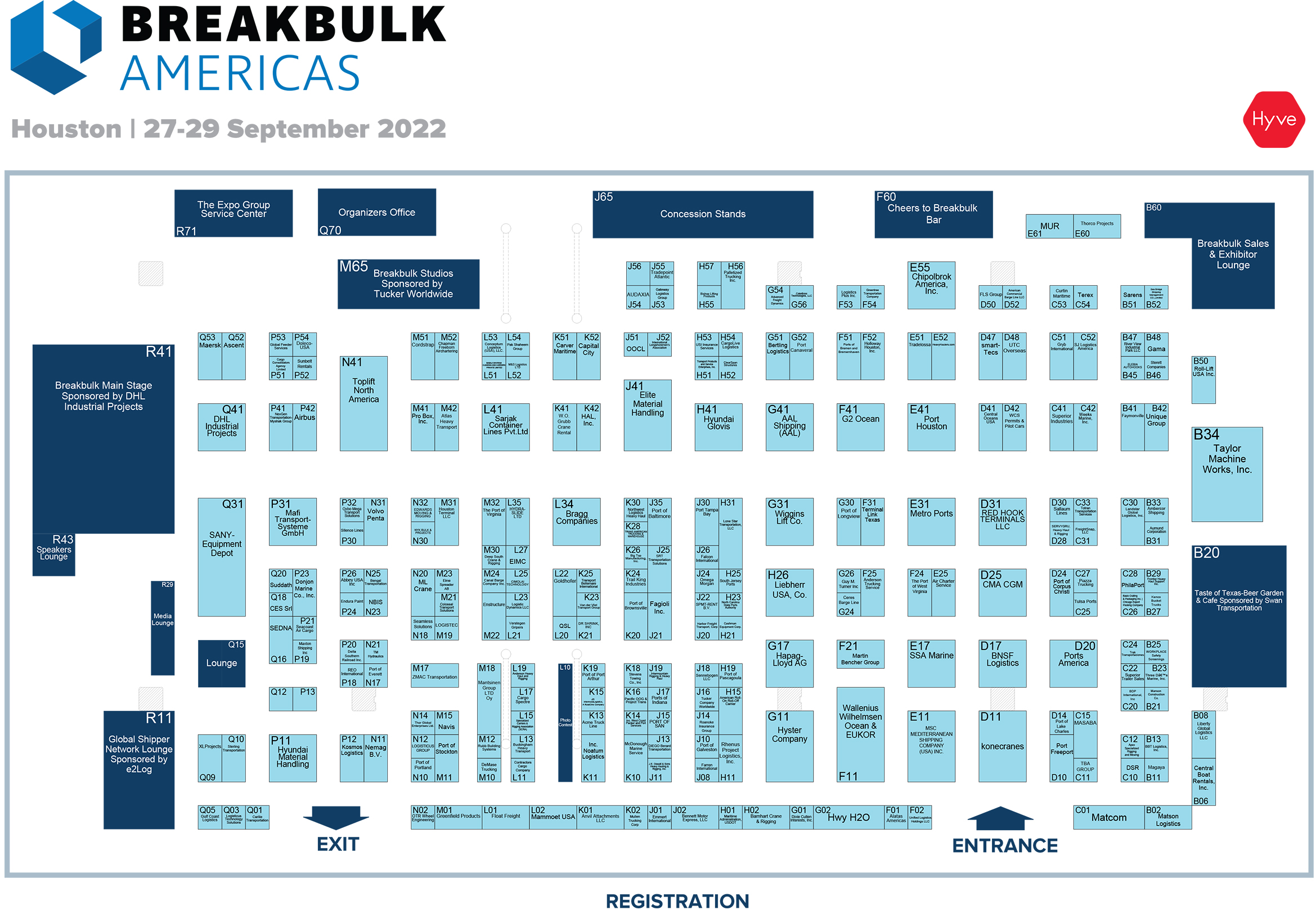 Breakbulk Americas Floor Plan