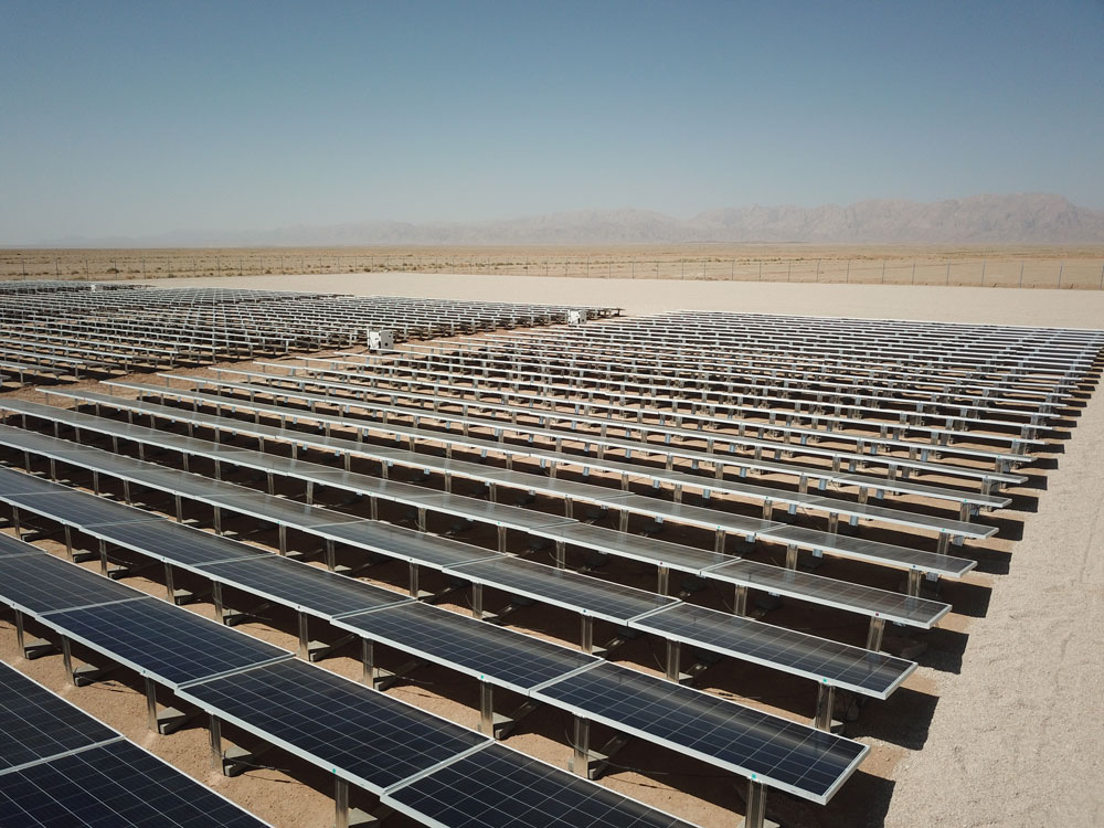 A lot of investment in renewable energy, including solar power, is happening in the Middle East right now.