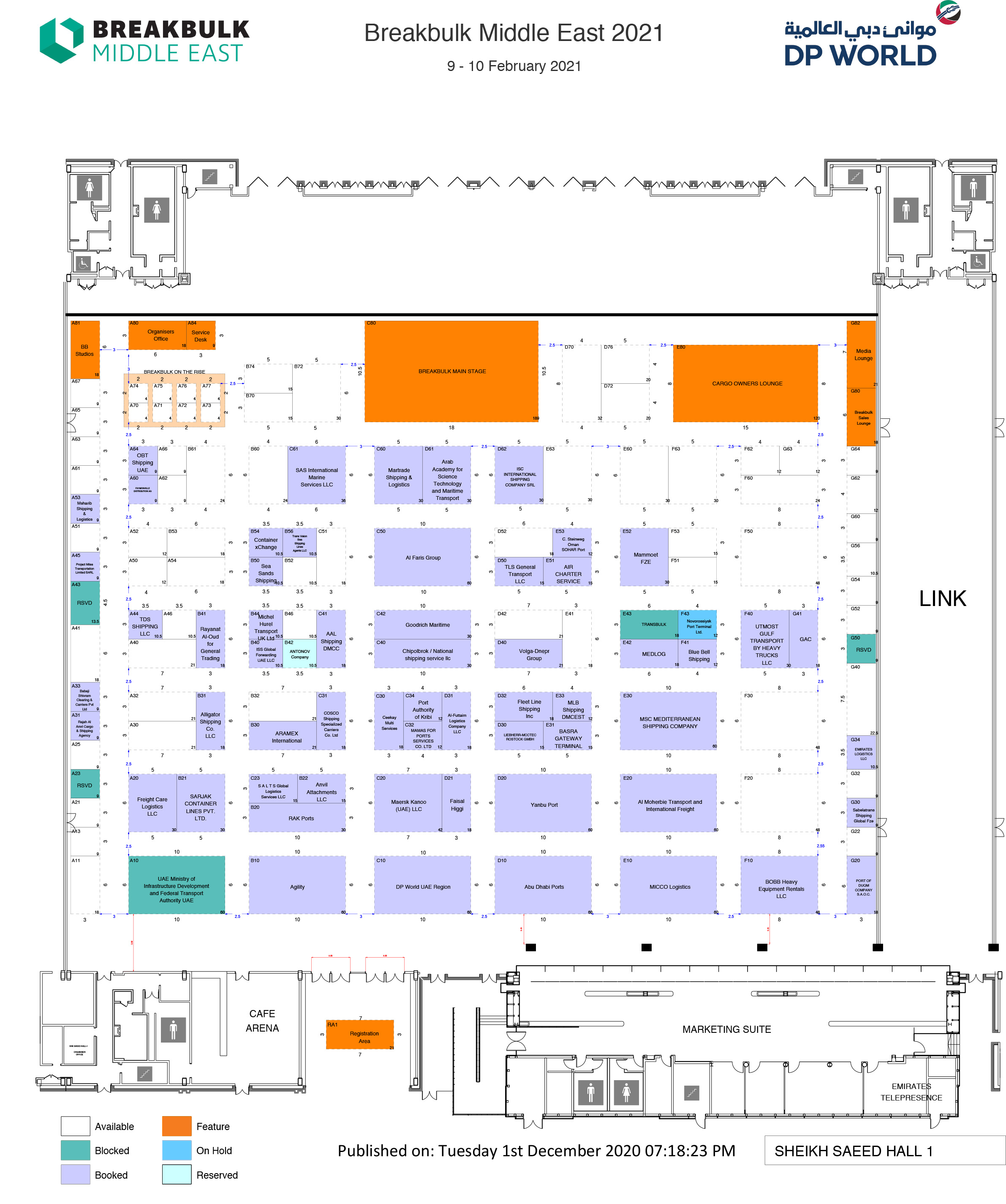 Breakbulk Middle East - Floor Plan