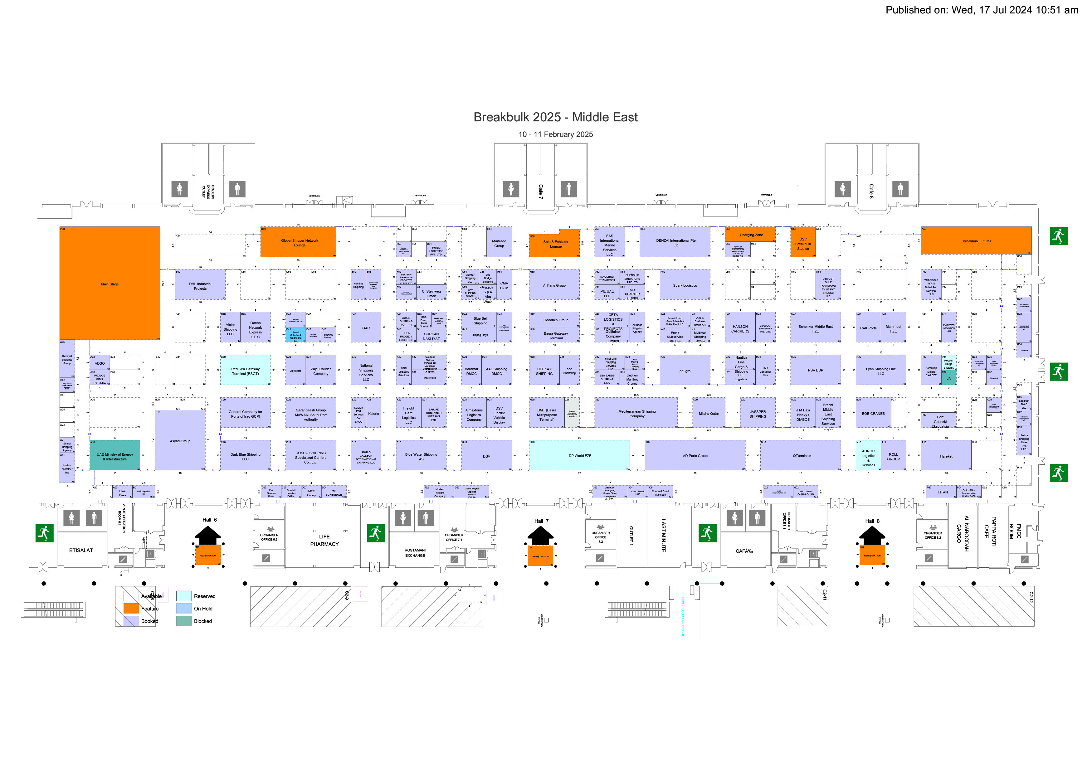 Floorplan Discover Exhibit Spaces Breakbulk Middle East