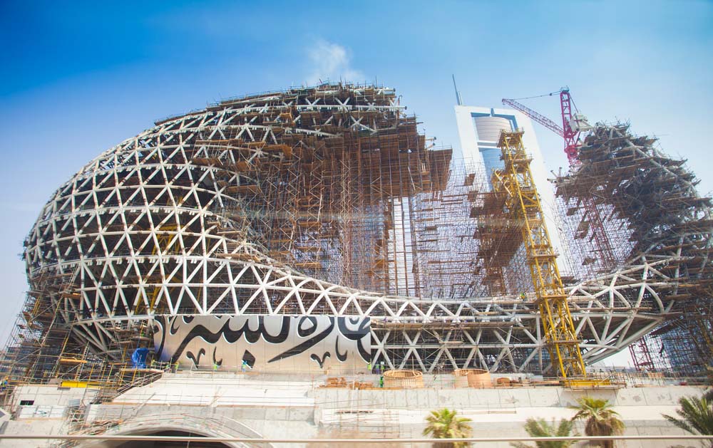 Developments like the Museum of the Future require extra cargo handling services in the UAE and Gulf States