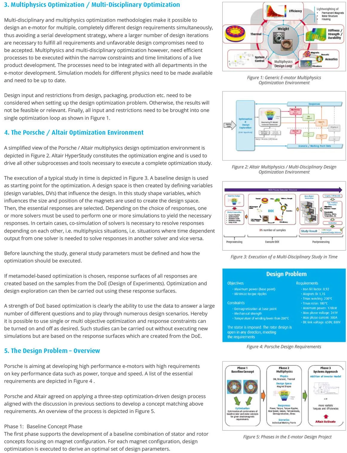 E-motor Design using Multiphysics Optimization white paper