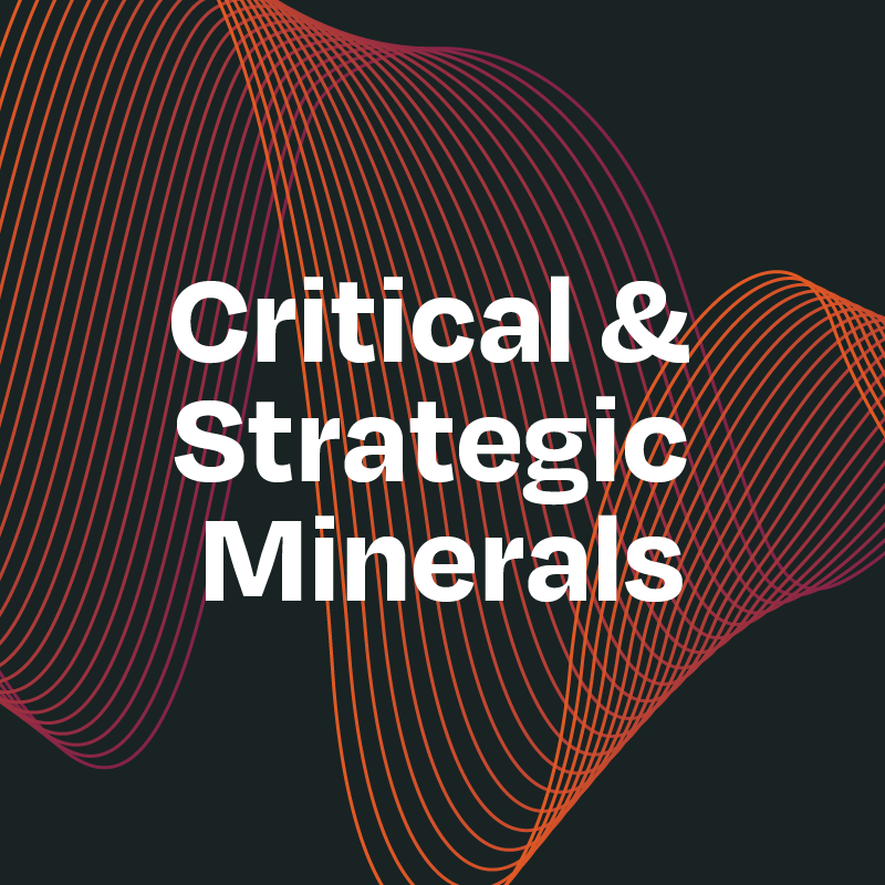 Critical, and strategic, minerals