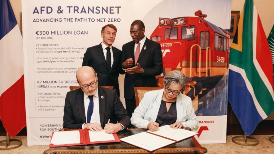 French Development Agency supports Transnet’s decarbonisation goals with R6 billion