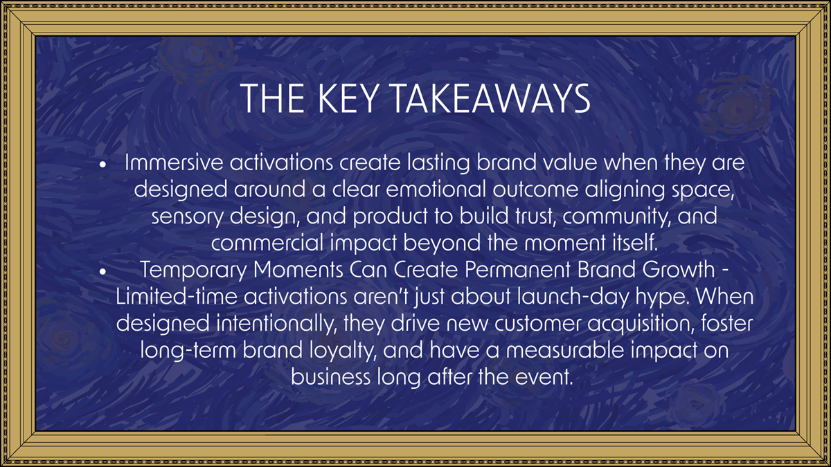 Moments That Matter Immersive Activations and Limited-Time Concepts with Lasting Impact