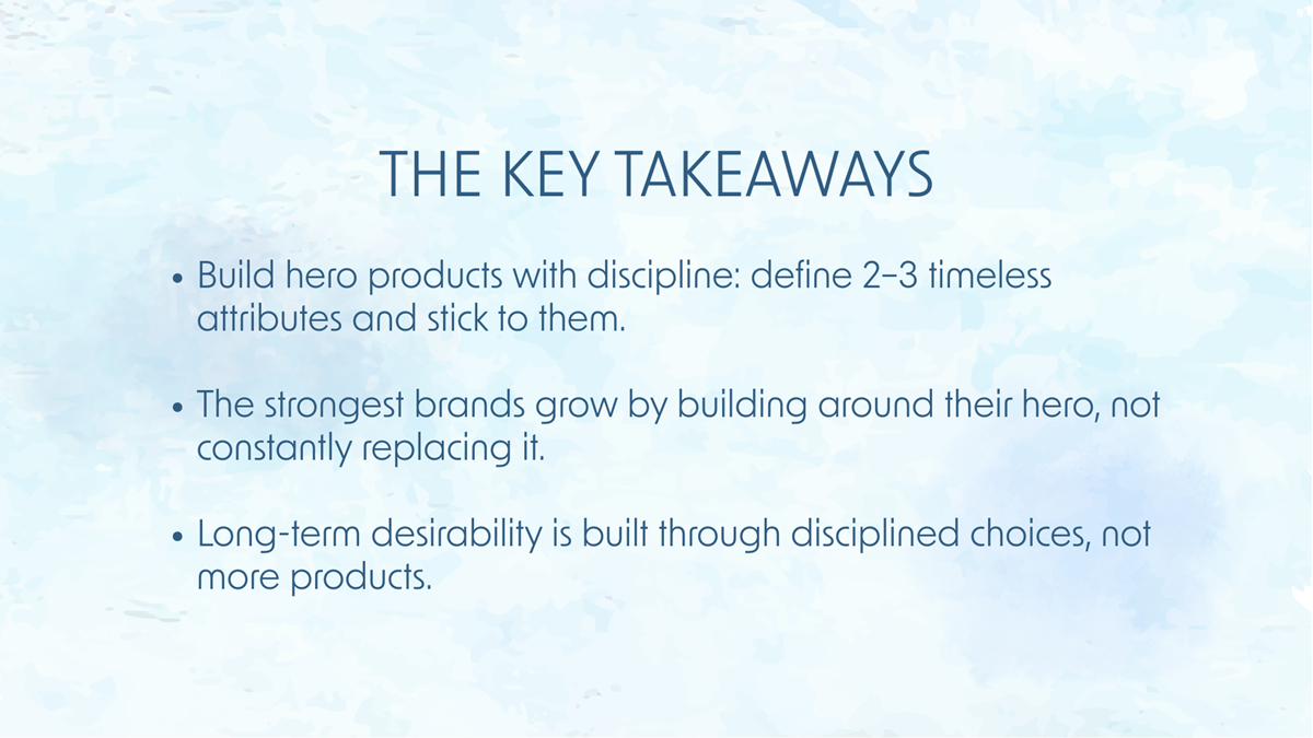 The Power of the Hero Product Unlocking Enduring Growth and Desirability Through Iconic Lines